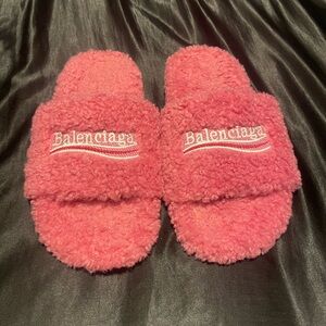 Balenciaga Pink Slippers